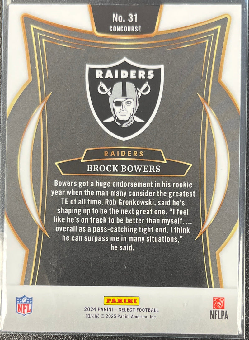 2024 Panini Select - Concourse Brock Bowers