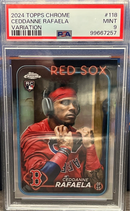 2024 Topps Chrome Ceddanne Rafaela Photo Variation PSA 9
