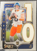 2024 Select Bo Nix Select Numbers Insert