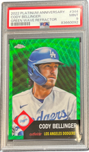 2022 Platinum Anniversary Cody Bellinger Green Wave PAA 9