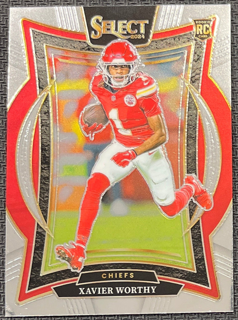 2024 Panini Select Football Xavier Worthy Rookie Concourse