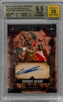 2023/24 Wild Card 5 Card Draw Dominique Wilkins Crystal Red