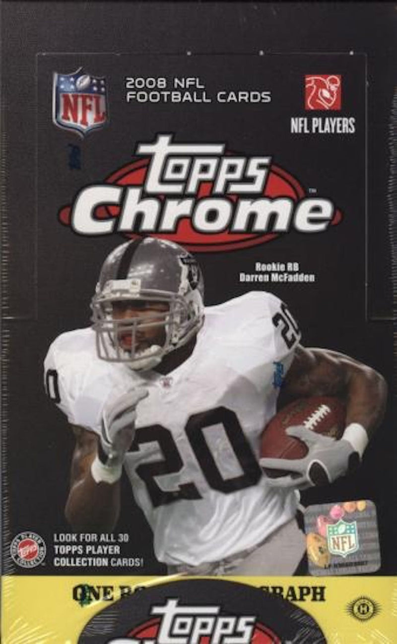 2008 Topps Chrome Football Hobby Box