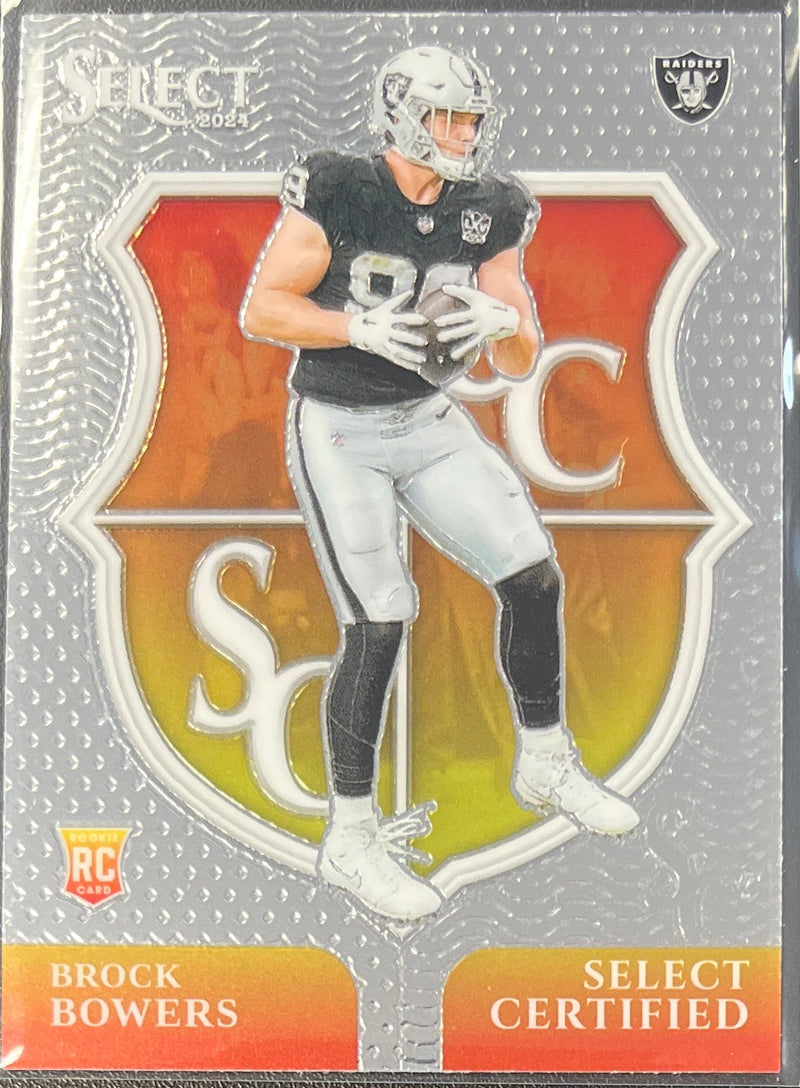 2024 Panini Select - Select Certified Rookies Brock Bowers