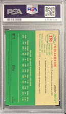 2023 Platinum Anniversary Tyler Anderson Blue Mini Diamond Refractor PSA 10