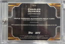 2026 Topps Knockout UFC Charles Oliveira Triple Threads Auto Relics 55/99