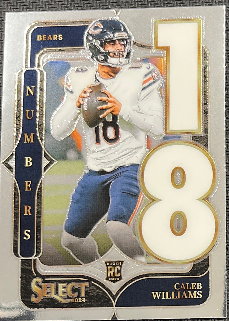 2024 Select Caleb Williams Select Numbers Insert