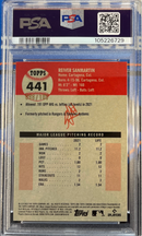 2022 Platinum Anniversary Reiver Sanmartin Fuchsia Atomic Refractor PSA 10