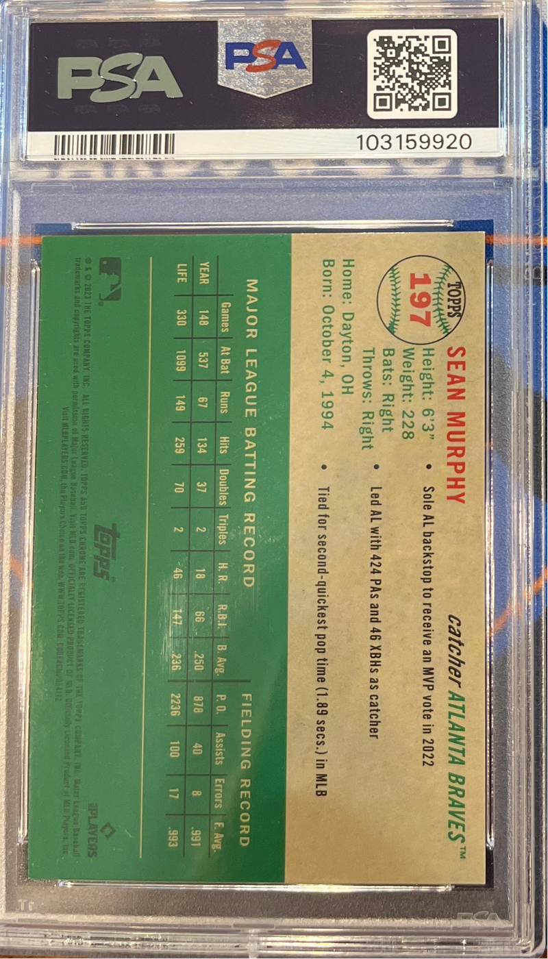 2023 Platinum Anniversary Sean Murphy Toile White/Green Ref PSA 9