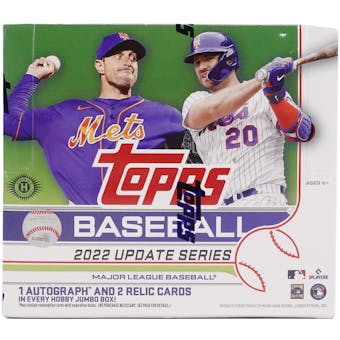 2022 Topps Update Series Baseball Hobby Jumbo Box