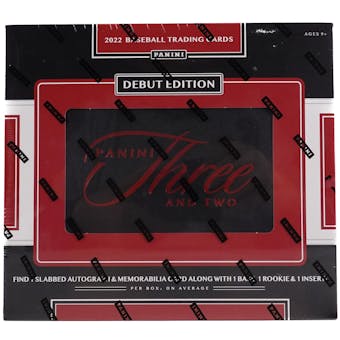 2022 Panini Three and Two Baseball Hobby Box