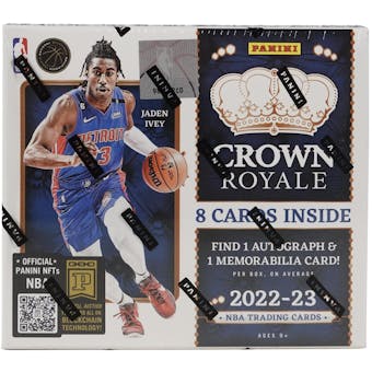 2022/23 Panini Crown Royale Basketball Hobby Box