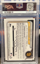 2024 Bowman Draft Leo De Vries Chrome-Fuchsia Lunar Refractor PSA 8