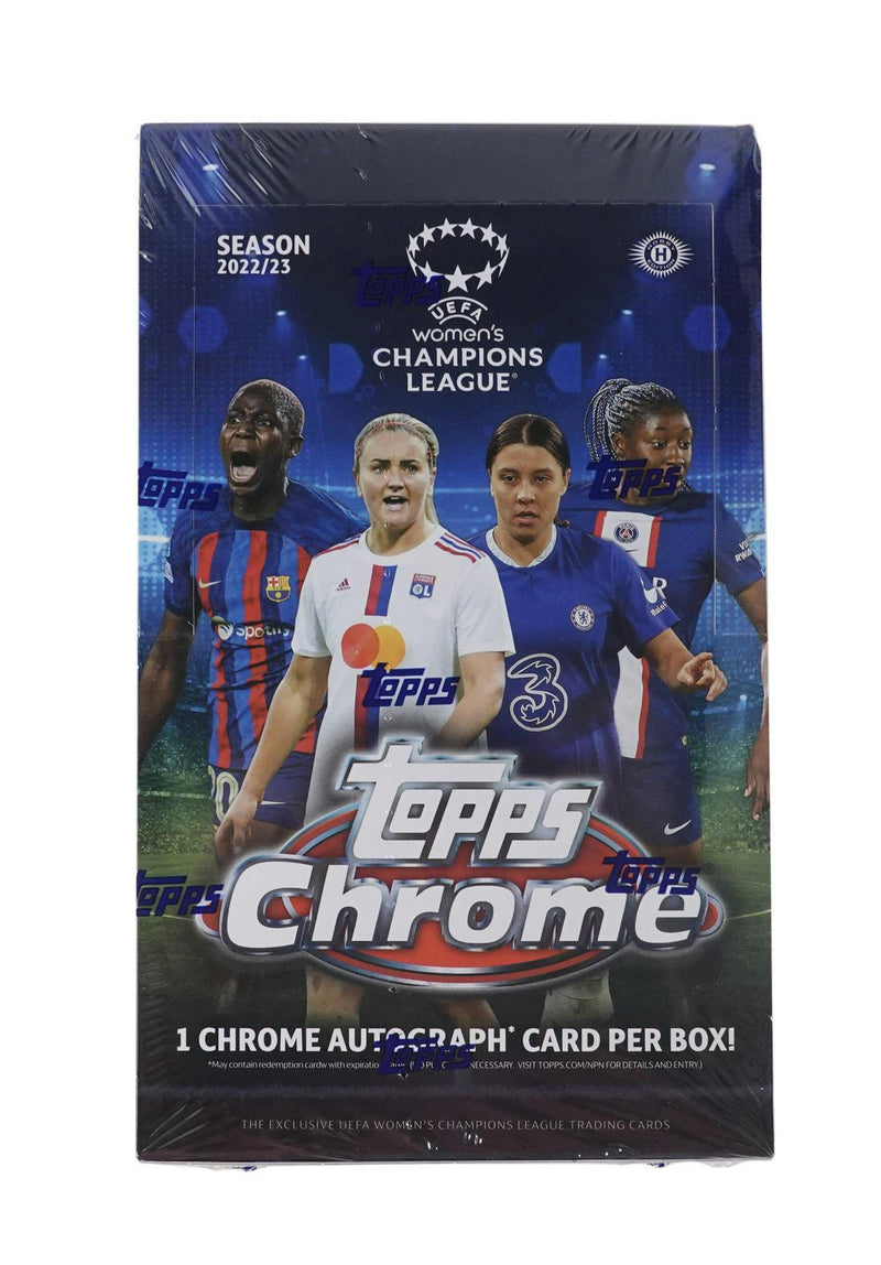 2022/23 Topps Chrome UEFA Women's Champions League Soccer Hobby Box