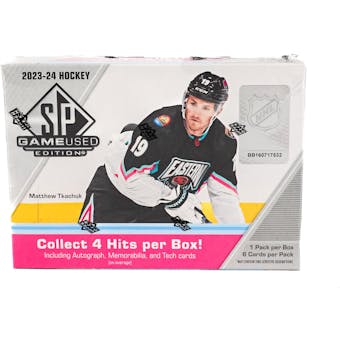2023/24 Upper Deck SP Game Used Hockey Hobby Box