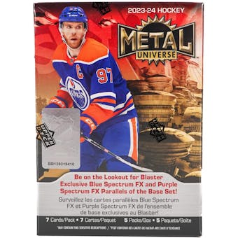 2023/24 Upper Deck Skybox Metal Universe Hockey 5-Pack Blaster Box