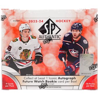 2023/24 Upper Deck SP Authentic Hockey Hobby Box PLEASE MESSAGE FOR PRICE AND AVAILABILITY!