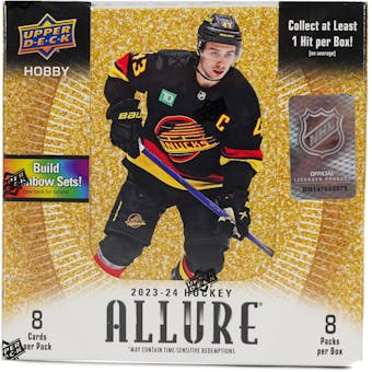 2023/24 Upper Deck Allure Hockey Hobby Box PLEASE MESSAGE FOR PRICE AND AVAILABILITY!