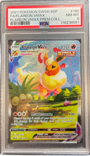 2021 Pokémon SWSH BSP FA/FLAREON VMAX PREM. COLL. PSA 8