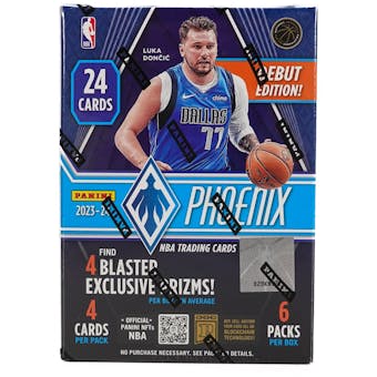 2023/24 Panini Phoenix Basketball 6-Pack Blaster Box