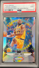 2024 Prizm LeBron James Kaleidoscope-Silver Prizm PSA 9
