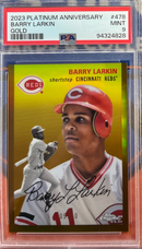 2023 Platinum Anniversary Barry Larkin Gold PSA 9