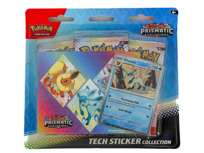 Pokemon Scarlet & Violet: Prismatic Evolutions Tech Sticker Collection Pack