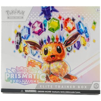 Pokemon Scarlet & Violet: Prismatic Evolutions Elite Trainer Box