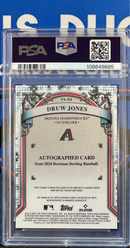 2024 Bowman Sterling DruwJones Prospect Auto-Orange PSA 10