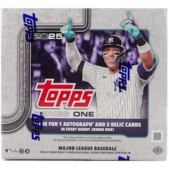 2025 Topps Series 1 Baseball Hobby Jumbo Box