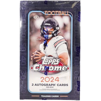 2024 Topps Chrome Football Hobby Box