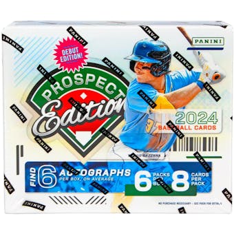 2024 Panini Prospect Edition Baseball Hobby Box