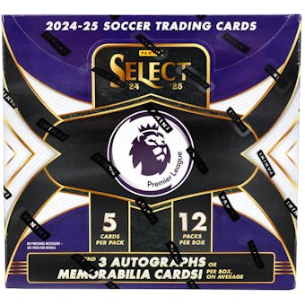 2024/25 Panini Select Premier League EPL Soccer Hobby Box