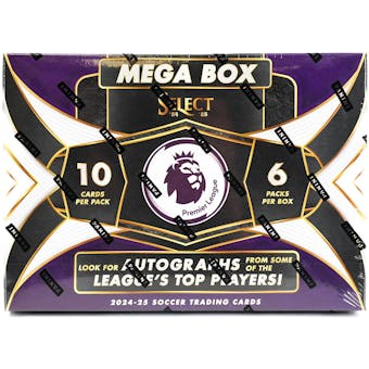 2024/25 Panini Select Premier League EPL Soccer Hobby Mega Box