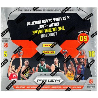 2024/25 Panini Prizm Turkish Airlines EuroLeague Basketball Hobby Box