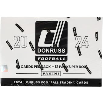 2024 Panini Donruss Football Jumbo Value 12-Pack Box