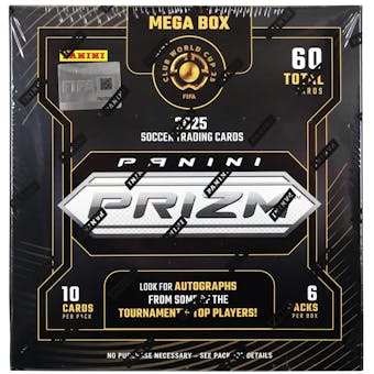 2025 Panini Prizm FIFA Club World Cup Soccer Mega Box