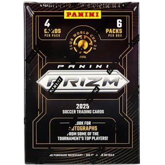 2025 Panini Prizm FIFA Club World Cup Soccer 6-Pack Blaster Box