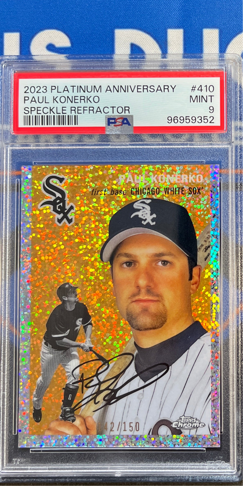 2023 Platinum Anniversary Paul Kornerko Speckle Refractor PSA 9