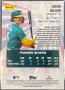 2025 Topps Chrome - Power Players Jacob Wilson