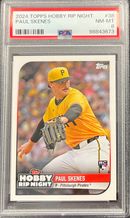 2024 Topps Hobby Rip Night Paul Skenes PSA 8