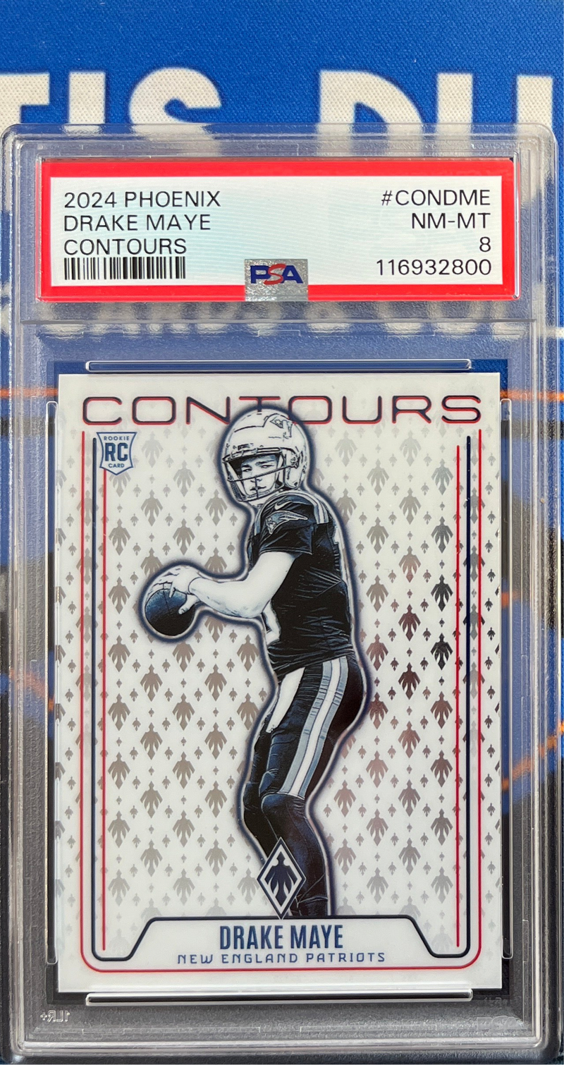 2024 Phoenix Drake Maye Contours PSA 9