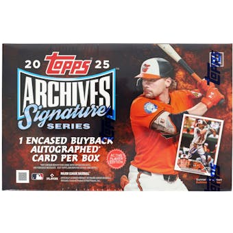 2025 Topps Archives Signature Series Baseball Hobby Box