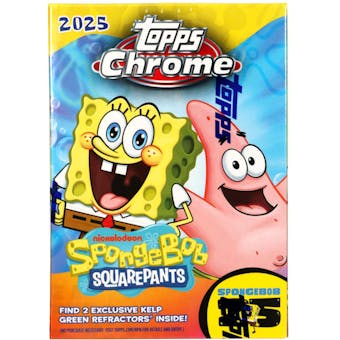 2025 Topps Chrome Spongebob 25th Anniversary Blaster Box