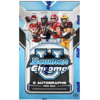 2025 Bowman Chrome University Football Hobby Box