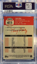 2022 Platinum Anniversary Tony Perez Plt Toile Cream/Rose Gold Ref PSA 9
