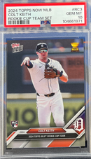 2024 Topps Now MLB Colt Keith Rookie Cup Team Set PSA 10
