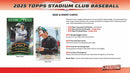 2025 Topps Stadium Club Baseball Hobby Box