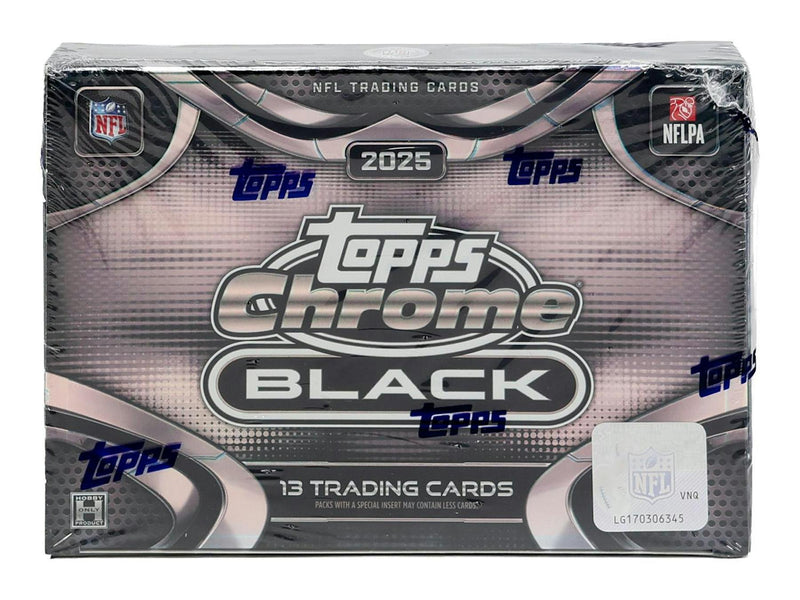 Topps Chrome Black 2025 13枚入り 2025 Topps Chrome Black Football Hobby Box