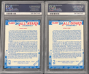 1989 Fleer Stickers Patrick Ewing PSA 8(OC)